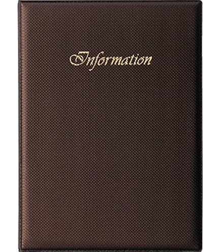 Amazon.co.jp: インフォメーション (A4 9ページ固定+ポケット