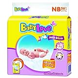 Baby Love Tape diaper newborn (56pcs)