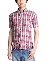 Linen Madras Short Sleeve Buttondown Shirt 1216-178-0429: 1