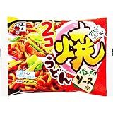 五木食品 2コ焼うどんソース味 406g ×18個(常温保存商品)(生タイプ即席麵)
