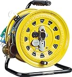 ハタヤ 逆配電型コードリール マルチテモートリール単相100Vアース付47+6m TGM150K