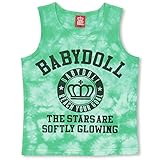 ベビードール タイダイタンクトップ 子供服 90cm ライム