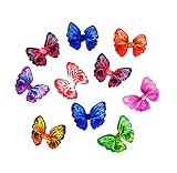 YunkoベビーGirls幼児用シフォンヘアピンスナップワニクリップBow Hairpin