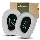 Geekria イヤーパッド Comfort 互換性 パッド ロジクールLogitech G522 Lightspeed Wireless ヘッドホンに対応 パッド イヤー/イヤーカップメッシュファブリック(グレー)