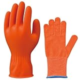 プレミアムガーデングローブ ロッティ ＆ 快適さららインナー オレンジ Ｍ