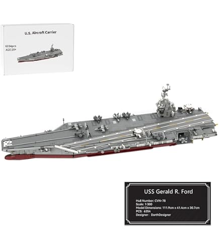 アメリカ　空母母艦モデル 30インチ 音声効果付き Amazon.co.jp: GoAssemb WW2 空母イントレピッドビルディングブロック