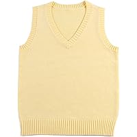 Amazon.co.jp: [MTKCNTL] スクールベスト 100％綿 Vネック 制服 ...