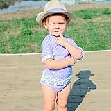 Ruffle Butts ラッフルバッツ Ruffled Swimwear スイムウエア ラベンダー 水着 キッズ [並行輸入品]