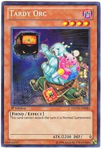 Amazon 遊戯王 英語版 Gaov En085 Tardy Orc 遅すぎたオーク シークレットレア 1st Edition トレカ 通販 Amazon 遊戯王 英語版 Gaov En085 Tardy Orc 遅すぎたオーク シークレットレア 1st Edition トレカ 通販