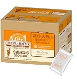 [吐き戻し軽減] All Well(オールウェル) キャットフード ドライ [避妊・去勢した猫の体重ケア 筋肉の健康維持用] フィッシュ 4.0kg (500g×8袋)【国産/小分けパック/ケース品】