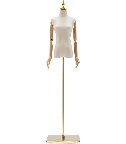 Amazon.co.jp: マネキン 稼働 アーム付き トルソー 男性用 上半身 木製