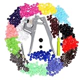 CHYIR 15色150 /セットT5バックルポッパープラスチック樹脂ボタンの縫製品バックルプライヤー