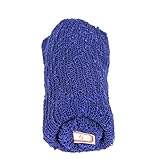 NaiFei新生児の写真写真プロップストレッチラップ糸布ブランケット (ロイヤルブルー)