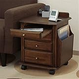 サイドテーブル サイドワゴン 収納家具 ミドルブラウン