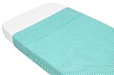 Taftan Checks 3mm Top Sheet 100 x 80cm (Small, Turquoise) by Taftan