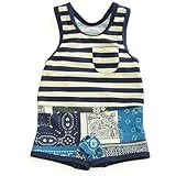 OCEAN＆GROUND オーシャンアンドグラウンド ベビー水着 レイヤーグレコ ネイビーブルー 70cm