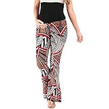 Rags and Coutureレディース伸縮性マタニティPalazzo Pants with腹部コントロールby Made in USA US サイズ: S