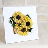 A plus floral art ソーラー ひまわり アレンジ ソラ 向日葵 正方形