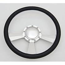 ハーフラップレザー ビレットステアリング350mm☆モモピッチ☆ホーンボタン付き 楽天市場】ビレット（ステアリング・ハンドル｜内装パーツ