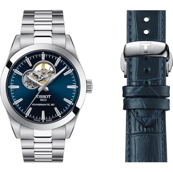 Amazon | [ティソ] 腕時計 TISSOT ジェントルマン ブレスレット ブルー