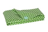 Posh Play - Spillproof, Reversible, Luxury Play Mat - Green Geometric by Posh Play