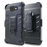 SAMSUNG J7(2017) J7 PERX J7 Prime J727 Galaxy Halo Cyborg Holster Combo Case for AT&T/ Boost Mobile 