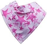 Bibbles Bandana Bibs - Pink Starlight Single Bib by Bibbles Bandana Bibs