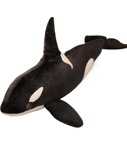 Amazon.co.jp: lilizzhoumax リアルなシャチのぬいぐるみ 深海魚