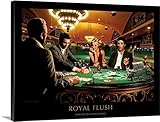 Chris Consaniプレミアムシックラップキャンバス壁アート印刷題名Royal Flush 40" x 30" 2430629_24_40x30_none