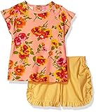 Isaac Mizrahi SHORTS ベビー・ガールズ カラー: レッド