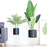 創造的な北欧の鉄の花のスタンドバルコニーの居間インテリア近代的なミニマルフラワーポットの棚 (Size : M)