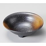 山下工芸 (Yamasita craft) 金茶吹三つ足中鉢 87-37-676