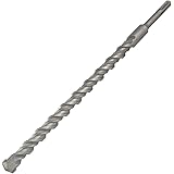 uxcell コンクリート用ドリルビット 石工ドリルビット 石工インパクトドリルビット ヘッド幅20mm SDSシャンク長350mm