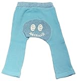 GOJO mibu2 パンツニコマークモンキーワッフル 80 ライトブルー