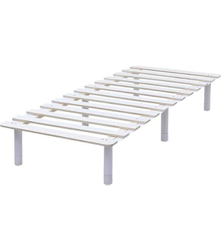 Amazon｜GRIMSBU グリムスブ ベッドフレーム - ホワイト 90x200 cm