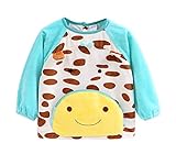 素敵なベビービブ防水ベビー服を着るスモック（鹿）、2-3歳