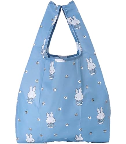 Amazon.co.jp: ミッフィー エコバッグ ブルー 70周年ヒストリー