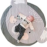 AbreezeグレーKids Teepeeマット子供滑り止めの再生マットベビークロールマット