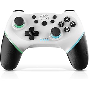 Switch コントローラー【新版】 Maxku Switch Pro コントローラー 無線 HD振動 小型6軸 ジャイ…