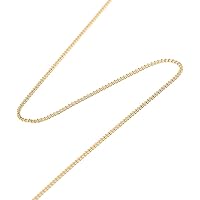 Amazon | [cui-cui] ゴールド K10YG 小豆チェーンネックレス 40cm