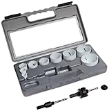 Morris Products 13422 Hole Saw Set, 12 Piece, 3/4 - 2-1/2 by Morris Products