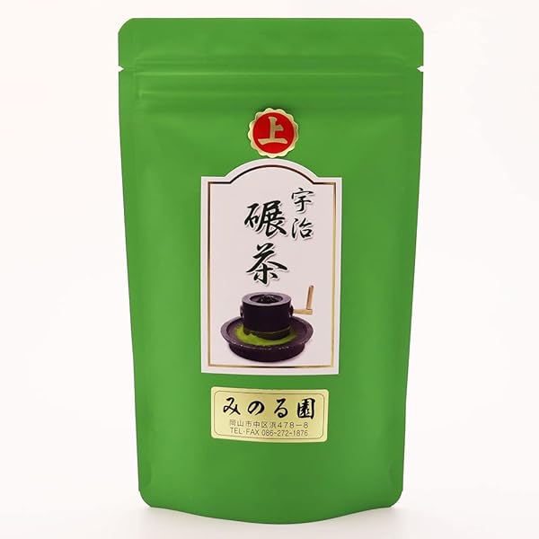 Amazon.co.jp: 碾茶 てんちゃ 宇治産 100g入り 日本茶 緑茶 みのる園