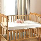 【LilySilk】 【縫い目なし】19匁ベビー用シルクボックスシーツ(70ｘ120ｘ20cm）【アイボリー】