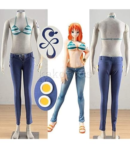 Amazon.co.jp: ONE PIECE エッグヘッド編 ナミ コスプレ衣装 エッグ