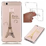 Huawei P9 Lite ケース Zeebox Huawei P9 Lite高品質 TPU カバー 衝撃吸収 Huawei P9 Lite 用 超薄型 柔軟 落下防止 保護カバー 生涯補償付き (