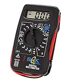 DT-831B + 3 1/2桁multimetro ポータブル lcd dmm デジタルマルチメータ電圧計電流計オーム hfe テスター で バッテリー テスト