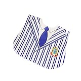 GOGO Baby Boys Newborn Teething Bibs Tuxedo Bib-Blue With Tie