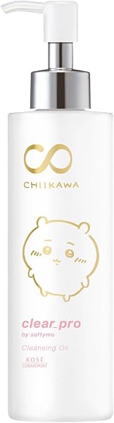 Softimo Clear Pro Enzyme Cleansing Oil, Chiikawa Design, 6.1 fl oz (180 ml), Makeup Remover - 1
