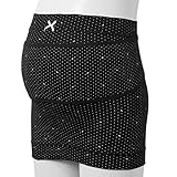 西松屋 補助腹帯付き妊婦帯(リボンドット柄） 【M-L・L-LL】　M-L　ブラック