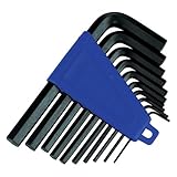 Hex Key Set 1 16"-3 10pce Hand Tools Mechanical Screwdriver Diy Allen Wrench